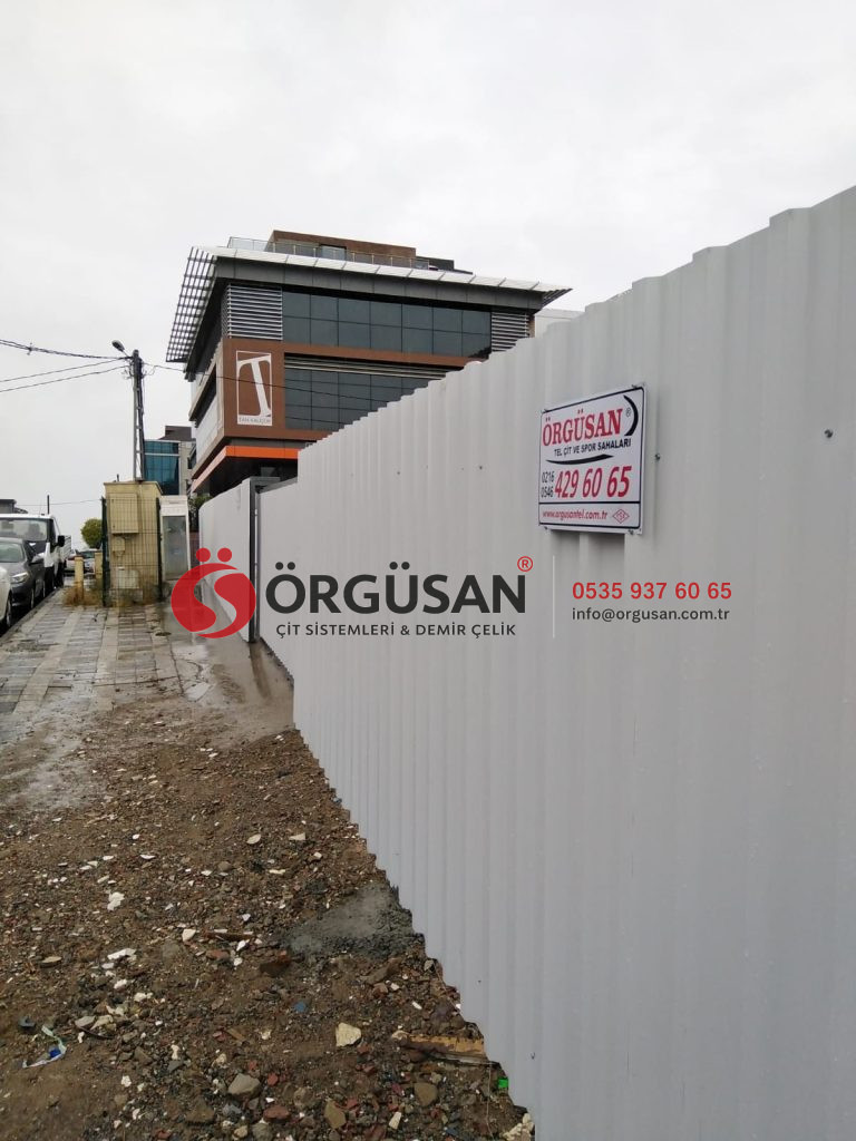 Yalova Şantiye Çevreleme Sistemleri | OSB, Trapez Sac ve Reklam Panosu