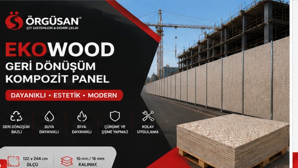 Geri Dönüşüm Kompozit Panel Ekowood
